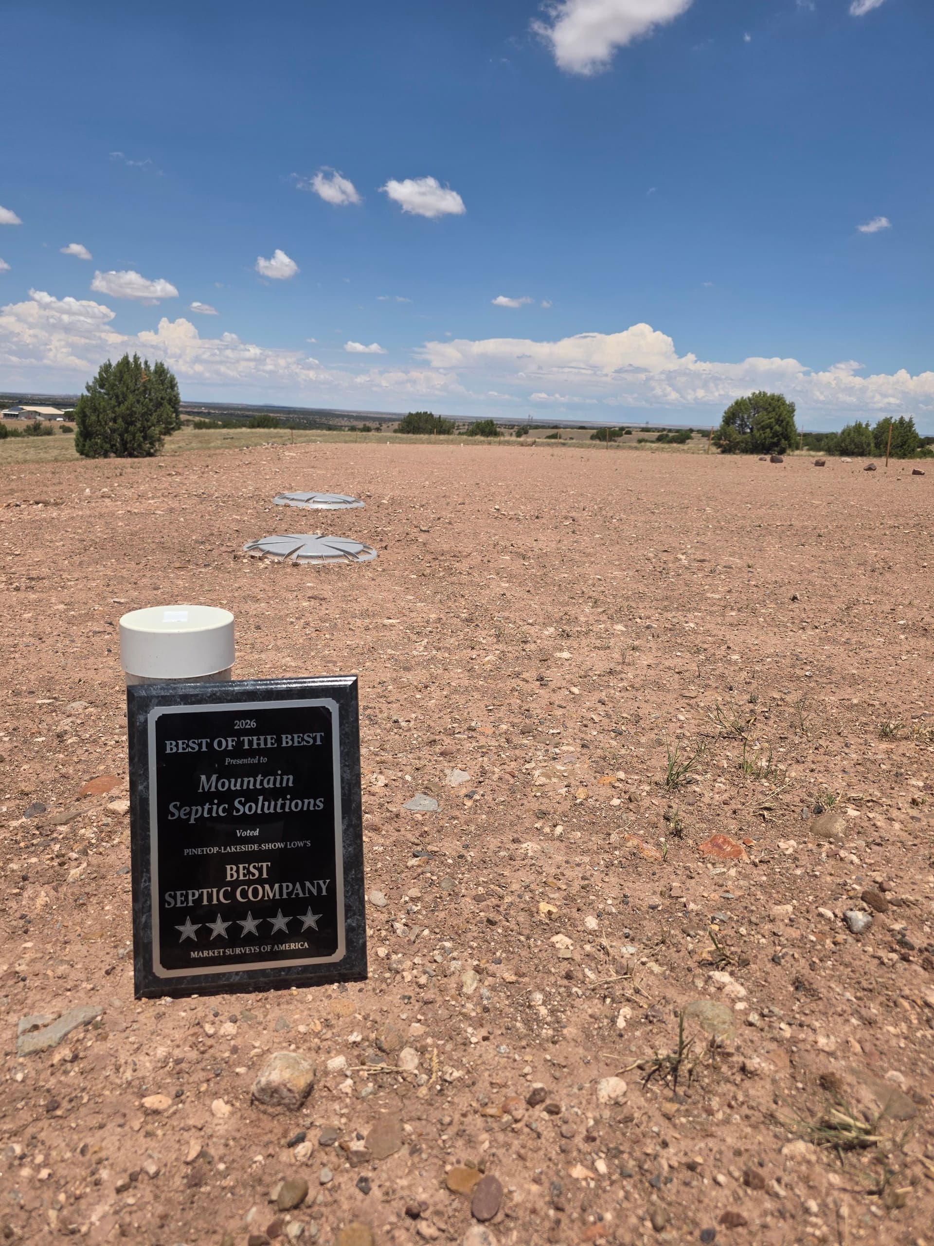 Mountain Septic Solutions Voted Best Septic Company in Pinetop-Lakeside-Show Low image