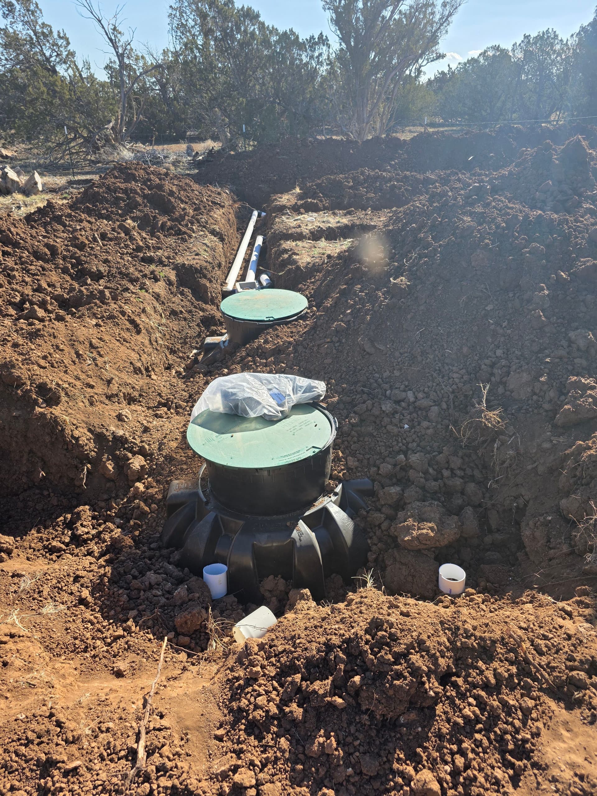 Gallery photos for Septic Tank Installation in the Mountains: Image #1